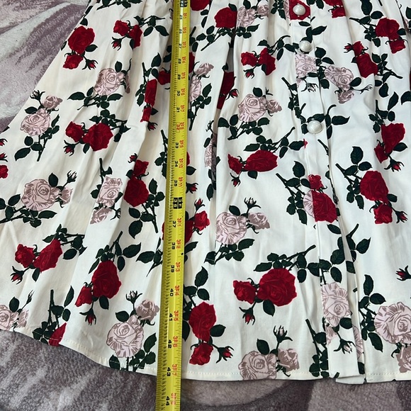 Collectif Jemima Rose Dance Swing Dress - Picture 11 of 13